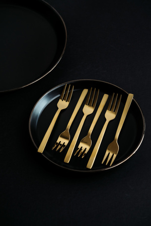 Łyżeczka do herbaty Piano gold 29057