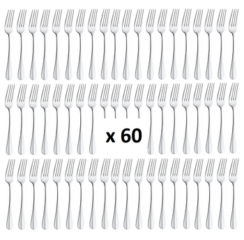 Sztućce AMEFA Baguette 60 widelec obiadowy stołowy komplet na 60 OSÓB gastronomiczne do restauracji kawiarni hotelu