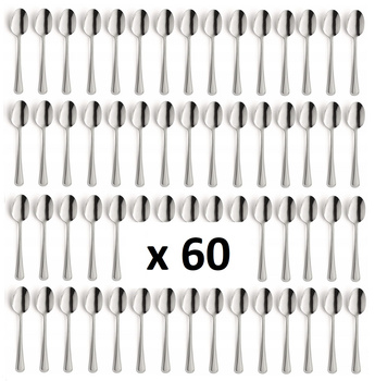 Sztućce AMEFA Bologna 60 łyżeczka do herbaty komplet dla 60 OSÓB gastronomiczne do restauracji kawiarni hotelu bez niklu 18/0