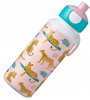 MEPAL butelka bidon dla dziecka z ustnikiem i automatycznym korkiemna napoje wodę sok Leopard Lampart 400 ml
