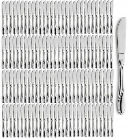 Sztućce Amefa Whisper zestaw 120 noże stołowe obiadowe ze stali nierdzewnej do gastronomii restauracji bez niklu 18/0