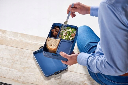 MEPAL BENTO ŚNIADANIÓWKA LUNCHBOX POJEMNIK KANAPKI SAŁATKI DUŻY BEZ BPA 1,5