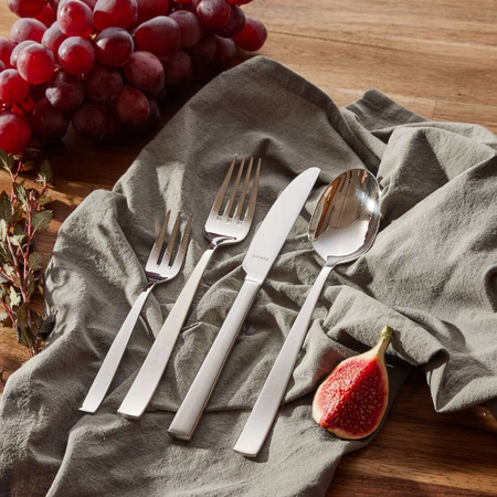 AMEFA MARTIN 4 sztućce nierdzewne zestaw na 1 OSOBĘ  eleganckie nowoczesne bez wzoru gastronomiczne stal 18/10 