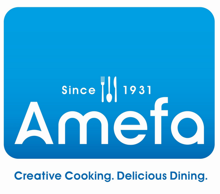 AMEFA BLISS 400 sztućce nierdzewne zestaw dla 100 OSÓB do gastronomii restauracji baru komplet bez wzoru nowoczesne ze stali 18/0