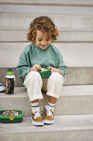 Mepal Campus TYGRYS zestaw dla dzieci lunchbox śniadaniówka bidon z ustnikiem butelka pojemnik na owoce fruitbox Wild Tiger bez BPA