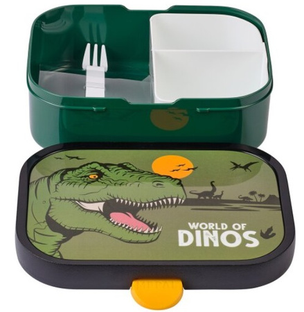 MEPAL śniadaniówka bez BPA  DINOZAUR T-REX lunchbox pojemnik na owoce warzywa kanapki dziecka 750 ml  do zmywarki