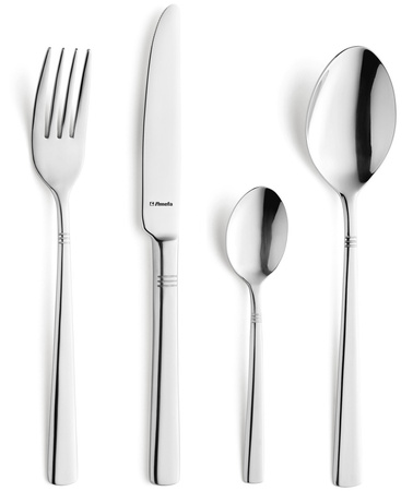 Sztućce Amefa Dakota zestaw  240  nierdzewne komplet na 60 OSÓB do gastronomii restauracji  eleganckie komplet bez niklu