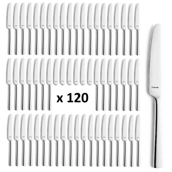 Sztućce AMEFA Bliss 120 nóż obiadowy stołowy komplet dla 120 OSÓB gastronomiczne do restauracji pizzerii hotelu bez niklu