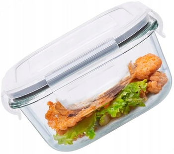 ALTOM FRESH POJEMNIK SZKŁO SZCZELNY LUNCHBOX ORGANIZER LODÓWKI ŻYWNOŚĆ 0,75