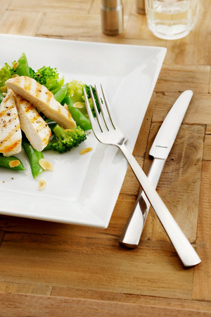 AMEFA PROSTE DUŻE SZTUĆCE 1933 BLISS KOMPLET 12 OSÓB ZESTAW 48 + WIDELCZYKI