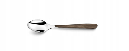 Amefa Sztućce Eclat Nature 48 elementów zestaw dla 12 osób obiadowe bez niklu efekt ciemnego drewna