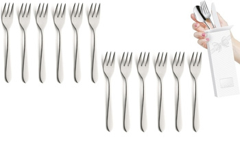 Amefa 12 sztućce 8420 zestaw Sonate widelczyki do ciast  na 12 osób