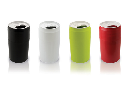 Kosz na śmieci puszka czerwony 22L 10081-RD