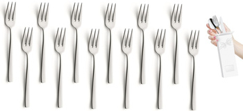 Amefa 12 sztucce 1316 Martin widelczyki do ciasta komplet na 12 osób