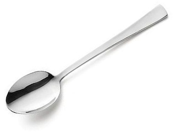 Amefa sztućce Atlantic 1 łyżka deserowa do przystawek nierdzewna prosta gładka bez wzoru nowoczesna ze stali 18/10