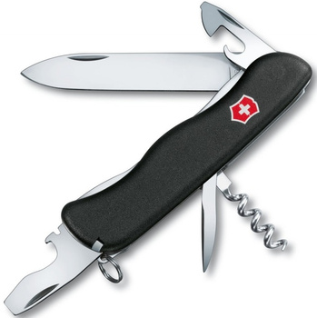 Victorinox scyzoryk Nomad czarny duży z blokowanym ostrzem survivalowy 0.8353.3