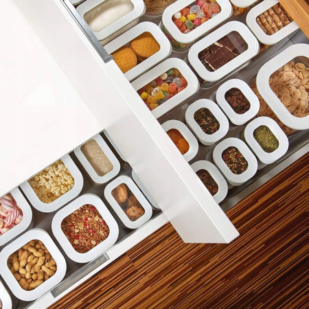 MEPAL MODULA POJEMNIK ŻYWNOŚĆ RYŻ CUKIER MAKARON KAWĘ MUSLI BEZ BPA 1 L
