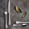 AMEFA DUKE 480 sztućce nierdzewne zestaw na 120 OSÓB retro z wzorem eleganckie komplet premium do restauracji stal 18/10