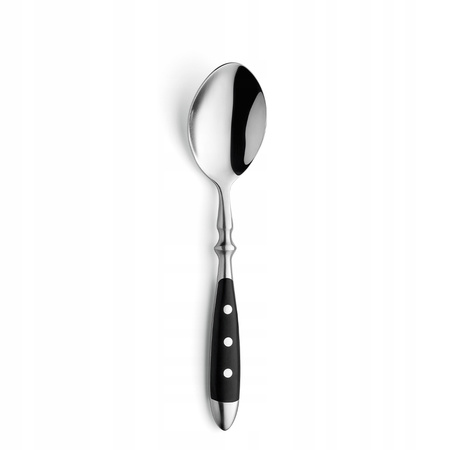 Amefa sztućce Country Vintage zestaw 30 sztuk dla 6 osób obiadowe czarne retro z widelczykami do ciasta  bez niklu 18/0