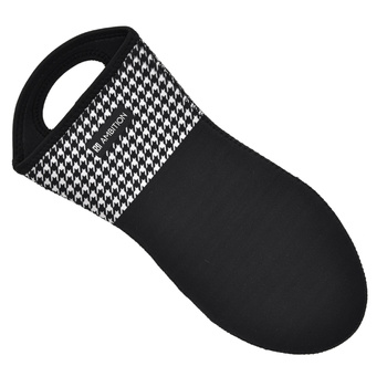 AMBITION RĘKAWICA ŁAPKA NEOPRENOWA KUCHENNA GRUBA OCHRONNA DO PIEKARNIKA PIECA GRILLA COCO CZARNO BIAŁA