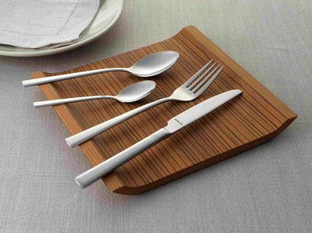 Sztućce Amefa Dakota 60 zestaw dla 12 osób sztućce obiadowe z widelczykami do ciasta + łopatka do tortu