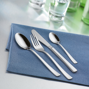 AMEFA ATLANTIC  1824 sztućce nierdzewne na 1 OSOBĘ  obiadowe bez wzoru  zestaw 4 sztuki  18/10