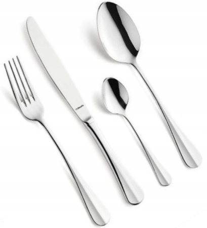Sztuće Amefa Baguette zestaw 240 nierdzewne komplet dla 60 OSÓB eleganckie do gastronomii restauracji klasyczne ze stali 18/10 