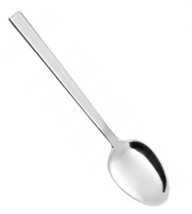 Ambition sztućce Prima zestaw 48 elementów grube nowoczesne nierdzewne komplet dla 12 osób proste gładkie bez wzoru