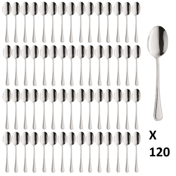 Sztućce AMEFA Bologna 120 łyżka obiadowa stołowa komplet na 120 OSÓB gastronomiczne do restauracji baru stołówki bez niklu 18/0