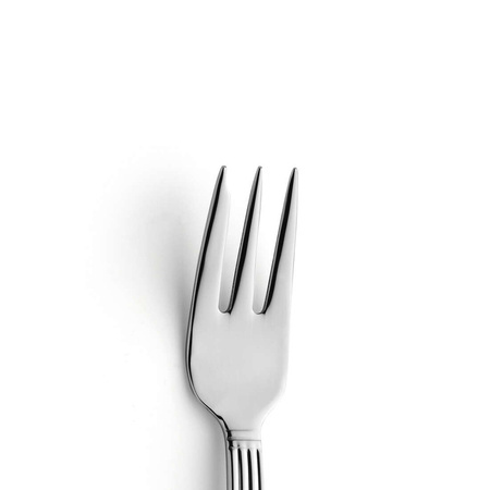 Amefa sztućce Regency 24 sztuki zestaw dla 6 osób nierdzewne grube obiadowe retro z wzorem ryflowane 18/10