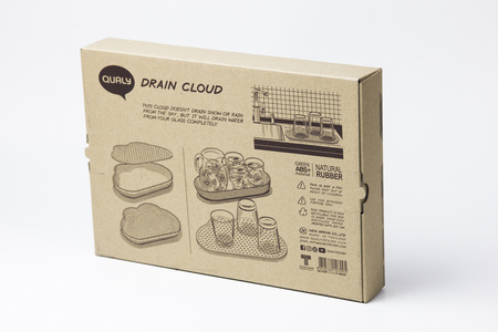 Ociekacz na szklanki Cloud biały 10287-WH