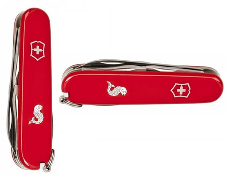 Scyzoryk Victorinox Fisherman 1.4733.72 wędkarski , rybacki czerwony 91 mm