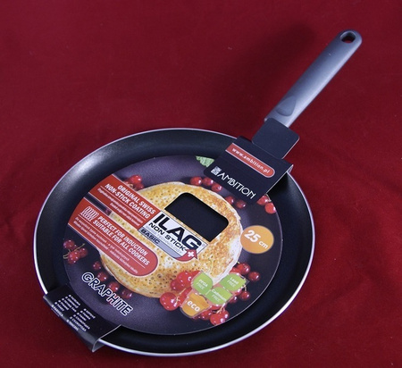 Ambition patelnia do naleśników Graphite z powłoką nieprzywierającą indukcyjna na indukcję gaz 25 cm