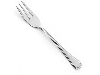 Amefa sztućce Bologna 1 widelczyk do ciasta tortu deserów ze stali nierdzewnej bez niklu z wzorem do gastronomii restauracji baru
