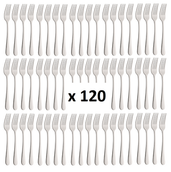 Sztućce AMEFA Austin 120 widelec obiadowy stołowy komplet na 120 OSÓB gastronomiczne do restauracji baru pizzerii bez niklu 18/0