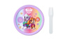 MEPAL 3 zestaw lunchbox śniadaniówka fruitbox dla dziecka dziewczynki na kanapki owoce butelka bidon na wodę soki Paw Patrol Girls Psi Patrol