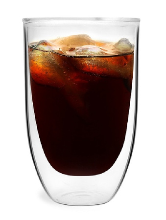 VIALLI DESIGN AMO 6 szklanek termicznych 350ml z łyżeczkami Austin