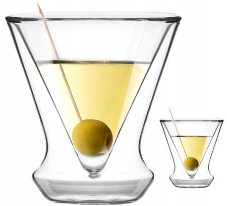 VIALLI 2 KIELISZKI MARTINI NALEWEK TERMICZNE 155ML