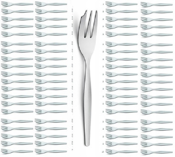 AMEFA sztućce Scandinave zestaw 120 widelczyki do ciasta tortu deserów dla 120 OSÓB tanie gastronomiczne do restauracji kawiarni 18/0