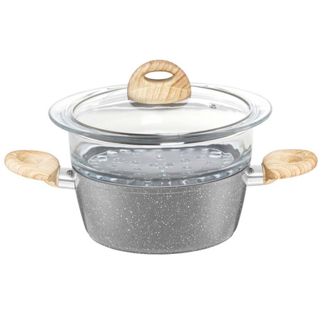 Ambition garnek do gotowania na parze Kenya na parę parowar indukcyjny na indukcję gaz 20 cm