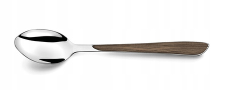 Sztućce Amefa Eclat Nature 24 elementy zestaw dla 6 osób obiadowe bez niklu efekt ciemnego drewna