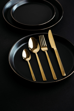 Widelczyk do ciasta Piano gold 29064