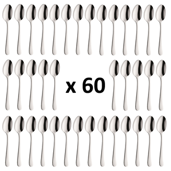 Sztućce AMEFA Austin 60 łyżeczka do herbaty komplet na 60 OSÓB gastronomiczne do restauracji baru kawiarni bez niklu 18/0