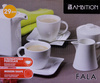 Ambition porcelana 61156 Fala serwis kawowy 29 elem/12 os