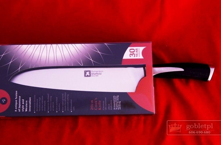 Amefa Richardson Shieffield KYU nóż szefa kuchni siekacz kuchenny uniwersalny do warzyw mięsa ze stali nierdzewnej 20 cm