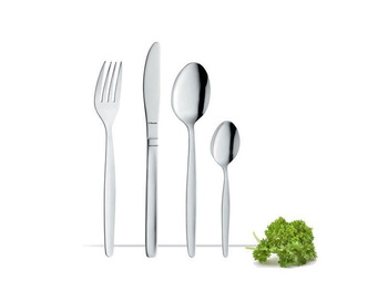 AMEFA sztućce Scandinave zestaw 1000 tanie gastronomiczne dla 250 OSÓB komplet obiadowe do baru stołówki stal 18/0