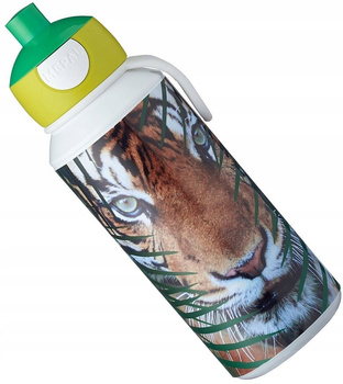 Mepal Campus bidon z ustnikiem dla dzieci na wodę napoje sok butelka TYGRYS Animal Planet 400 ml bez BPA