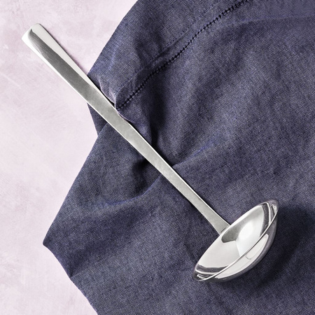 Ambition sztućce Prato łyżka wazowa chochla do zupy wazówka nabierka nierdzewna gładka bez wzoru nowoczesna