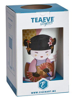 Kubek z zaparzaczem TeaEve 350ml New Little Geisha Rose 80043