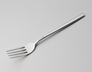 Sztuće GERPOL APOLLO 1 widelczyk do ciasta tortu deserów nierdzewny nowoczesny z wzorem połysk stal 18/10